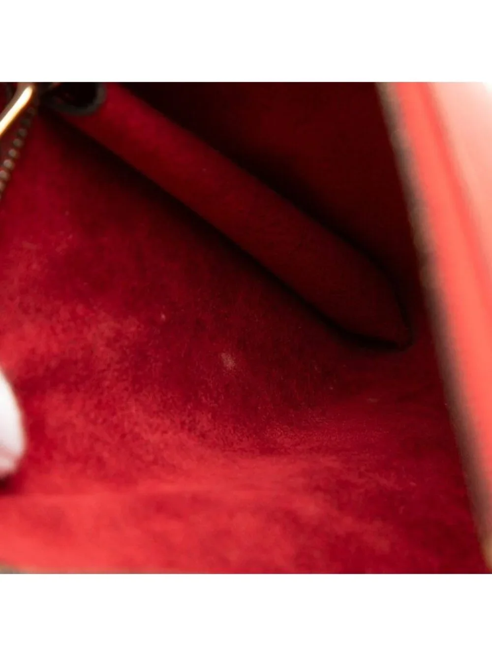 Louis Vuitton Epi Pochette Accessoires Pouch Castilian Red Leather